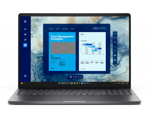 DELL Pro PC16250 Intel Core 5 120U Laptop 40,6 cm (16") Full HD+ 16 GB DDR5-SDRAM 512 GB SSD Wi-Fi 6E (802.11ax) Windows 11 Pro Czeski, Słowacki Czarny