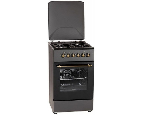 Kuchnia gazowo-elektryczna Retro Designe MPM-56-KRM-13 czarna