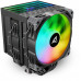 Sharkoon A60 RGB Procesor Chłodnica powietrza 12 cm Czarny 1 szt.
