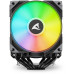 Sharkoon A60 RGB Procesor Chłodnica powietrza 12 cm Czarny 1 szt.