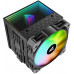 Sharkoon A60 RGB Procesor Chłodnica powietrza 12 cm Czarny 1 szt.