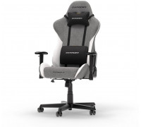 DXRacer Formula Series L Pilkas & Baltas Fabric (Pilka Balta Medžiaginė) Kėdė