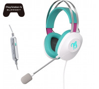 ASUS TUF Gaming H1 Gen II Hatsune Miku Edition Zestaw słuchawkowy Przewodowa Ręczny USB Typu-A Różowy, Turkusowy, Biały