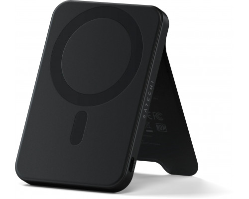 Magnetyczny powerbank z podstawką Satechi OntheGo 5000mAh MagSafe Qi2 (black)