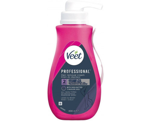 Plaukų šalinimo kremas Veet Professional, 400 ml