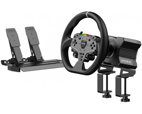 Moza R5 Direct Drive Sim Racing Wheel Bundle - Black (RS20)