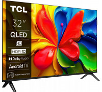 TCL HD QLED TV | 32S4K | 32 | Smart TV | Google TV | HD | Black