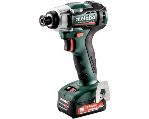 METABO.IMPACT SCREWDRIVER POWERMAXX SSD 12 BL 2x2.0Ah METABOX