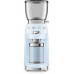 SMEG CGF11PBEU Kaffeemühle 50`s Style pastellblau