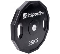 inSPORTline Rubberized load Ruberton 25 kg black (15894)