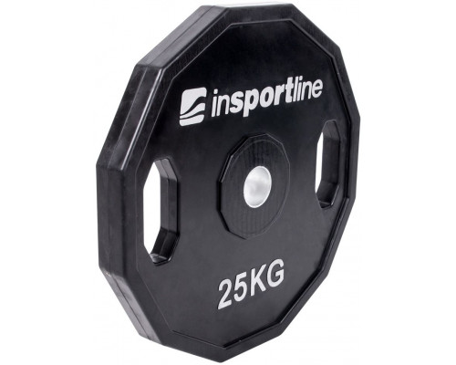 inSPORTline Rubberized load Ruberton 25 kg black (15894)