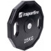 inSPORTline Rubberized load Ruberton 25 kg black (15894)