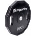 inSPORTline Rubberized load Ruberton 25 kg black (15894)