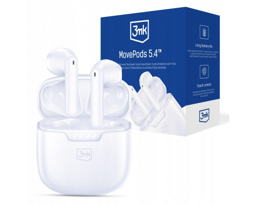 TWS 3MK Movepods Bluetooth 5.4 white