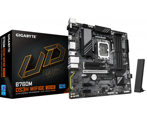 Gigabyte B760M DS3H WiFi6e GEN5 (B760,S1700,mATX,DDR5