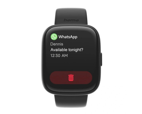 Hama Smartwatch 4000 kwadratowy, black