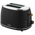 Witt Premium Wood toaster, black