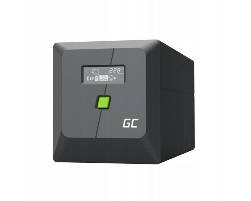 charger emergency UPS Greencell 850VA 480W PowerProof z LCD