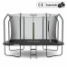 Garden trampoline Zipro Jump Pro Quadro with inner mesh 366 x 244 cm