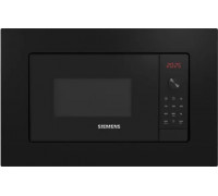 Siemens iQ300 , Built-in, Combination microwave, 20 L, 800 W, Rotary, Touch, Black