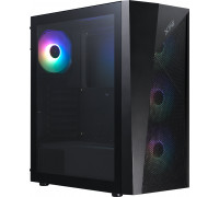 ADATA XPG case LANDER 500 Mid-Tower, bez zdroje, 4x 120mm ARGB Fan, Černá