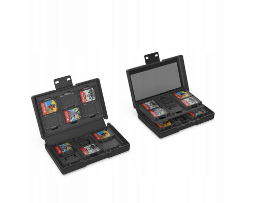 YAXO Etui na 24 karty with  grami STORAGE SET for NS/NS2 Techno Black