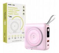 Mobile Origin & Travel Charger, Lightning/USB-C Cable, MagSafe/AW/iPhone Compatible, pink