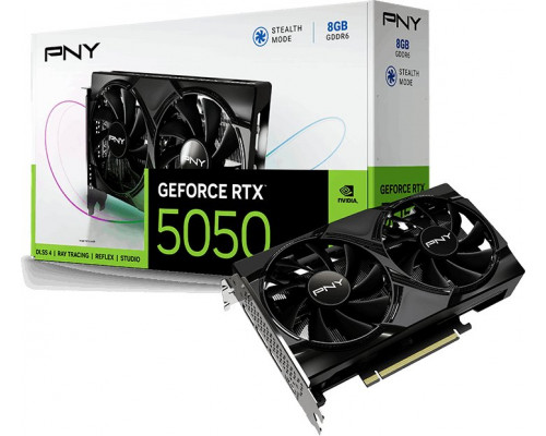 PNY GeForce RTX 5050 Dual Fan 8GB GDDR6 DLSS4 (VCG50508DFXPB1)