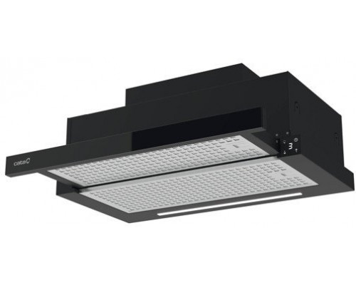 CATA Hood | TFH 6830 GBK | Telescopic | Energy efficiency class A+++ | Width 60 cm | 795 m³/h | Electronic | LED | Black