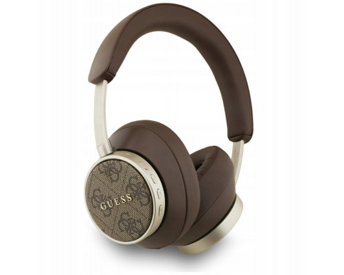 Sluchawki nauszne Guess Bluetooth 4G Classic Logo brazowy