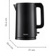 Electric, stainless steel kettle TEFAL KO1408E0, black, 1.5 l