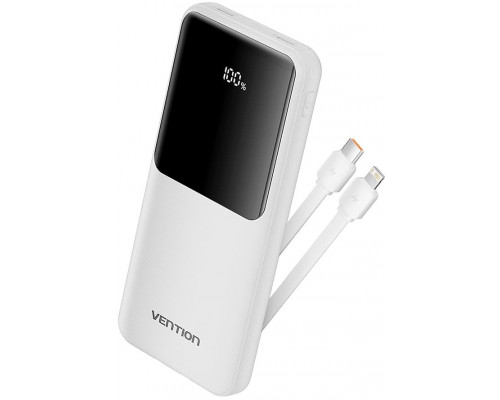 POWER BANK USB 10000MAH 22.5W/WHITE FHOW0 VENTION