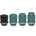 FKinderKraft FOTELIK SAMOCHODOWY obrotowy 360 szaro-black 40-150 CM i-Size R129 ISOFIX