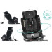 FKinderKraft FOTELIK SAMOCHODOWY obrotowy 360 szaro-black 40-150 CM i-Size R129 ISOFIX