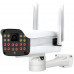 Kamera bezprzewodowa zewnętrzna z detekcją ruchu Wi-Fi IP Full HD 20 LED Kamera bezprzewodowa zewnętrzna z detekcją ruchu Wi-Fi IP Full HD 20 LED