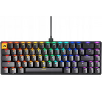 GLO-KB GMMK2 65% RGB Hot Swap Fox Switch Czarny