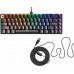 GLO-KB GMMK2 65% RGB Hot Swap Fox Switch Czarny