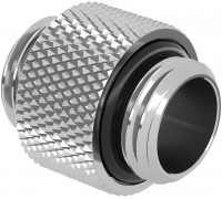 Barrow Adapter gerade G1/4 Zoll AG auf G1/4 Zoll AG - 10mm, weiß-silber