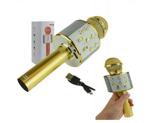 TG67276 MIKROFON BEZPRZEWODOWY KARAOKE DO ŚPIEWANIA BLUETOOTH GŁOŚNIK