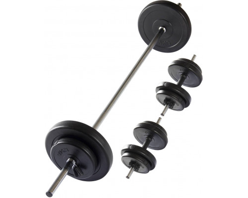 VIRTUFIT SET Dumbbells REGULOWANYCH Z GRYFEM ŁĄCZĄCYM 30,5 KG