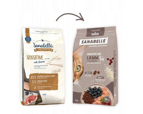 SANABELLE Adult Sensitive Lamb z jagnięciną 2kg