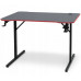 Gaming galds gamingowe komputerowe 120x70x75 cm czerwone z dodatkami
