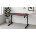 Gaming galds gamingowe komputerowe 120x70x75 cm czerwone z dodatkami