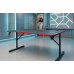 Gaming galds gamingowe komputerowe 120x70x75 cm czerwone z dodatkami