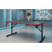 Gaming galds gamingowe komputerowe 120x70x75 cm czerwone z dodatkami