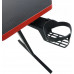 Gaming galds gamingowe komputerowe 120x70x75 cm czerwone z dodatkami