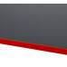 Gaming galds gamingowe komputerowe 120x70x75 cm czerwone z dodatkami