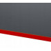 Gaming galds gamingowe komputerowe 120x70x75 cm czerwone z dodatkami