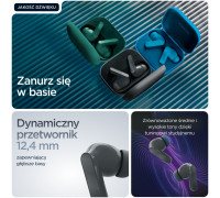 Motorola Moto Buds Bass, dark shadow