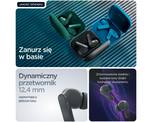 Motorola Moto Buds Bass, dark shadow